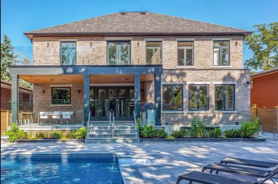 Luxury Poolside Patio & Interlocking Landscape