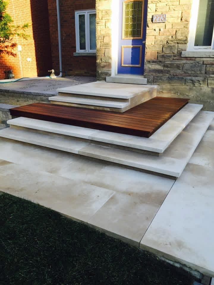 Front Porch Framing & Structural Step Foundation