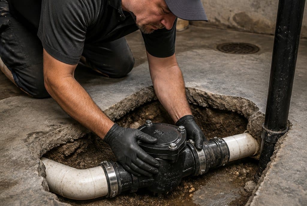 Backwater Valve Installation